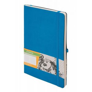 Notes Antra Impresja A5/96/80g kratka, Niebieski jasny
